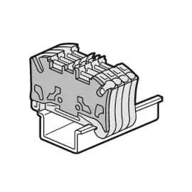 Крышка торцевая Legrand 037586 Viking 3 - для пружинных клемм, с шагом 5 мм, 1 вход/1 выход