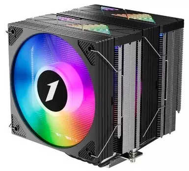 Кулер 1STPLAYER CRYO CY12L-D Black LGA115x/1200/1700/1851/AM4/AM5 (2*120mm, 750-1900rpm, 57.6CFM, 38.2dBa)