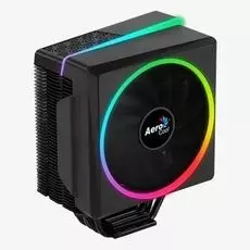 Кулер AeroCool CYLON 4 LGA2066/2011/115x/775/AM4/AM3+/AM3/AM2+/AM2/FM2/FM1 (алюминий, 120x120x25мм, 800-1800rpm, 14-26dBA, 26.1-52.5CFM, 4-pin PWM) Re