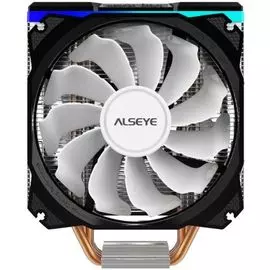 Кулер ALSEYE M120D LGA775/115x/1366/2011/1200/FM1/FM2/AM2/+/AM3/+/AM4 (2*120mm fan, 400-1700rpm, 15.53-66CFM, 7.4-33.8dBA, TDP 180W) RTL