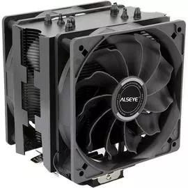 Кулер ALSEYE S120D-B LG1200/775/115x/2011/FM1/FM2/AM2/AM2+/AM3/AM3+/AM4 (2*120mm fan, 1700rpm, 66CFM, 33.8dBA, 4-pin PWM) RTL