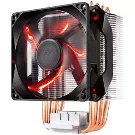 Кулер Cooler Master Hyper H410R RR-H410-20PK-R1 600-2000 RPM, 100W, 4-pin, Red LED fan, Full Socket Support