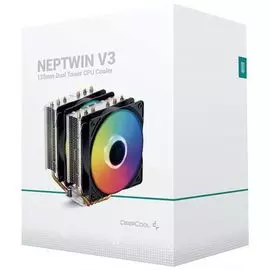 Кулер Deepcool NEPTWIN V3 1700 LGA20XX/1700/1200/1151/1150/1155/AM4 (2*120mm, 500-1500rpm, 56.5CFM, 27dBA, 4-pin PWM) Ret