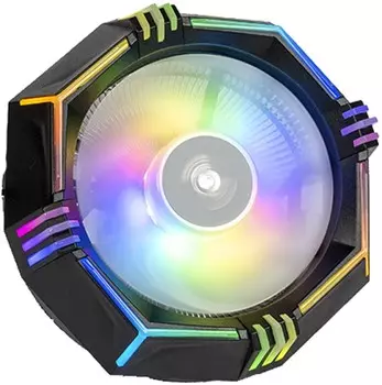 Кулер Eurocase C901 FRGB LGA1700/115X/1366 /1200/2011/2066/AM4/FM2/FM1/AM3+/AM3/AM2+/AM2 (135mm fan, 800-1800rpm, 35.3CFM, 28dBA, 3-pin)