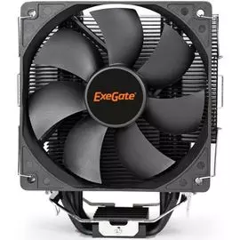 Кулер Exegate Dark Magic EXX400-PWM EX286299RUS LGA775/1150/1151/1155/1156/1200/AM2/AM2+/AM3/AM3+/AM4/FM1/FM2/754/939/940 (Al+Copper, fan 120mm, PWM,
