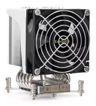 Кулер Exegate ESNK-P0050AP4.PWM.4U.2011.Cu EX293433RUS LGA 2011/2066 (Al+Cu, 80mm fan, 1900-3800rpm, 44 dBa, 4-pin PWM, TDP 165W) Retail box