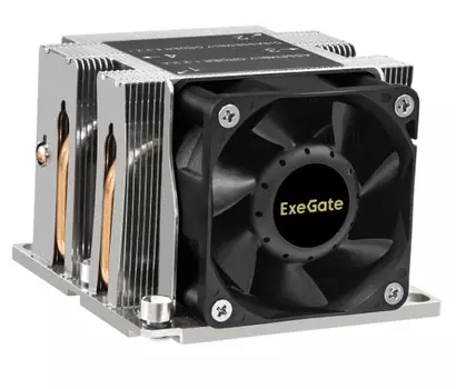 Кулер Exegate ESNK-P0068AP4.PWM.2U.3647.Cu EX293439RUS LGA 3647(Al+Cu, 60mm fan, 2100-6800RPM, 52 dBa, 4-pin PWM, TDP 205W) retail box