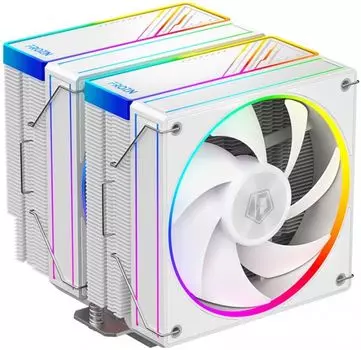 Кулер ID-Cooling FROZN A620 ARGB WHITE LGA1700/1200/115x/AM5/AM4 (2*120mm fan, 500-2000rpm, 78CFM, 29.9dBA, 270W TDP, 4-pin PWM/5V 3-pin ARGB ) RET