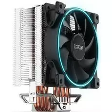 Кулер PCCooler GI-X4B S775/115X/AM2/AM3/AM4 (TDP 145W, 120mm PWM SilentPro Blue LED FAN, 4 тепловые трубки 6мм, 1000-1800RPM, 35 - 65 CFM, 26.5dBa)