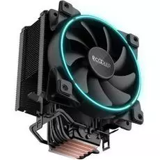 Кулер PCCooler GI-X6B S775/115X/AM2/AM3/AM4 (TDP 160W, вент-р 120мм с PWM, Blue LED FAN, 5 тепловых трубок 6мм, 1000-1800RPM, 26.5dBa, 65 CFM)