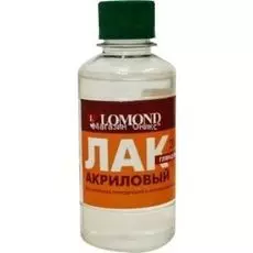 Лак Lomond 1500105 Акриловый лак LOMOND Глянцевый, 200мл (П011301)