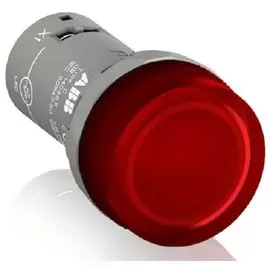 Лампа ABB 1SFA619403R5201 CL2-520R красная со встроенным светодиодом 220В DC