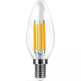 Лампа филаментная Camelion LED12-C35-FL/830/E14 12Вт/100Вт, E14, 207-244В, 3000К, 1105лм, свеча (137