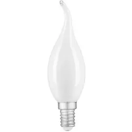 Лампа Gauss 104201109 Filament свеча на ветру 9W 590lm 3000К Е14 milky LED