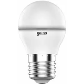 Лампа Gauss 105102406 шар G45 6W E27 RGBW+димирование LED