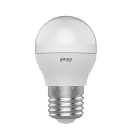 Лампа Gauss 1053228 Basic шар 7,5W 690lm 4100K E27 LED