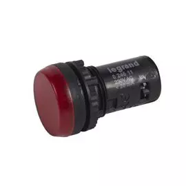 Лампа индикации Legrand 024611 Osmoz - моноблочная, 230В, красная