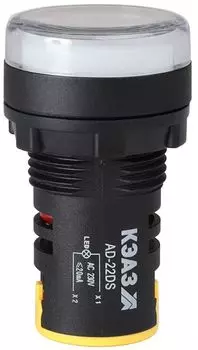 Лампа КЭАЗ 238572 AD22DS(LED) матрица D22мм белый 230В