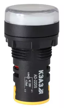 Лампа КЭАЗ 303926 AD22DS(LED) матрица D22мм белый 24В AC/DC