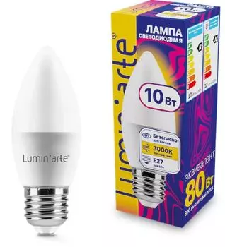 Лампа Lumin'arte LSTD-C37-10W3KE27 10Вт 3000K E27