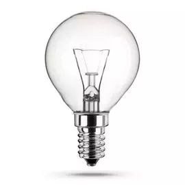 Лампа накаливания Camelion 40/D/CL/E14 40Вт, Е14, 220В, 390-395лм, 1000 часов работы, колба типа D45