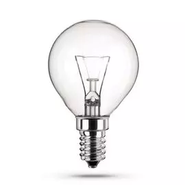 Лампа накаливания Camelion 60/D/CL/E14 60Вт, Е14, 220В, 650-660лм, 1000 часов работы, колба типа D45