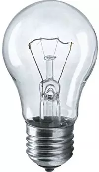 Лампа накаливания Navigator NI-A-75-230-E27-CL 94 301 (уп/10шт), 75Вт, 230В, E27, 50х97мм, груша, прозрачная (94301)