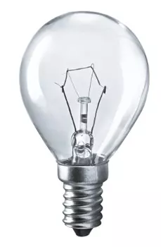 Лампа накаливания Navigator NI-C-40-230-E14-CL 94 314 (уп/10шт), 40Вт, 230В, E14, 45х75мм, шар, прозрачная (94314)