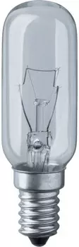Лампа накаливания Navigator NI-T25L-25-230-E14-CL 25Вт, 230В, E14, 25х83мм, колба Т25L, -20°С..+40°С (61205)