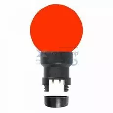 Лампа NEON-NIGHT 405-142 шар, 6 LED для белт-лайта, цвет: красный, 45мм, красная колба