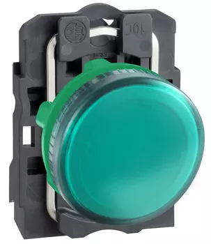 Лампа Schneider Electric XB5AV63 сигнальная зелёная 22мм до 250В