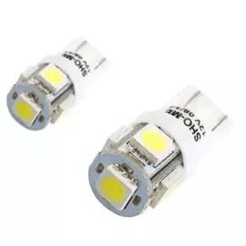 Лампа Sho-me ALPHA-0505 автомобильная, светодиодная, 12В, 2Вт, 5000K, 2шт
