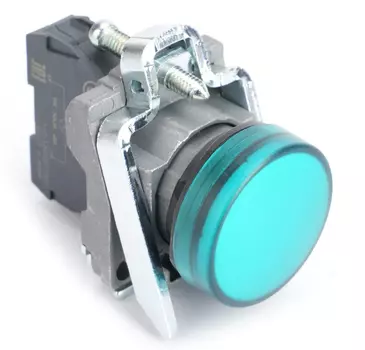 Лампа сигнальная Systeme Electric SB4BVB3 в сборе модульная 22 мм зеленая 24В DC