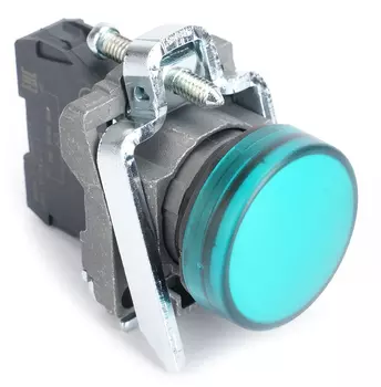 Лампа сигнальная Systeme Electric SB4BVM3 в сборе модульная 22 мм зеленая 230-240В АС