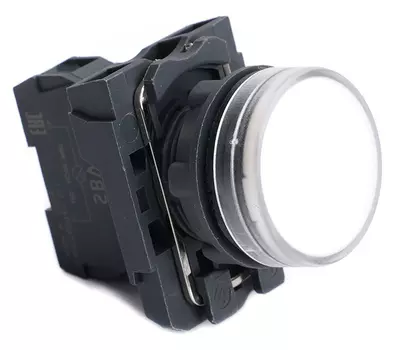 Лампа сигнальная Systeme Electric SB5AVB1 SB5 в сборе модульная 22 мм белая 24В DC