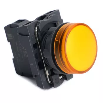 Лампа сигнальная Systeme Electric SB5AVM5 SB5 в сборе модульная 22 мм желтая 230-240В АС