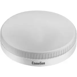 Лампа светодиодная Camelion LED10-GX53/865/GX53 10Вт/90Вт, GХ53, 170-265В, 6500К, 890лм, рефлектор (