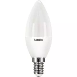 Лампа светодиодная Camelion LED12-C35/830/E14 12Вт/100Вт, E14, 170-265В, 3000К, 990лм, свеча (13687)