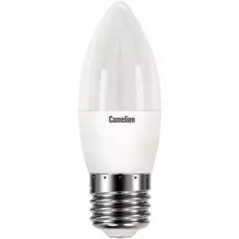 Лампа светодиодная Camelion LED12-C35/845/E27 12Вт/100Вт, E27, 170-265В, 4500К, 1000лм, свеча (13690