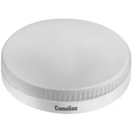Лампа светодиодная Camelion™ LED12-GX53/865/GX53 12Вт/110Вт, GХ53, 170-265В, 6500К, 1050лм, рефлектор (13615)