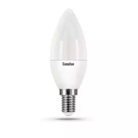 Лампа светодиодная Camelion LED5-C35/845/E14 5Вт/45Вт, E14, 170-265В, 4500К, 415лм, свеча (12032)
