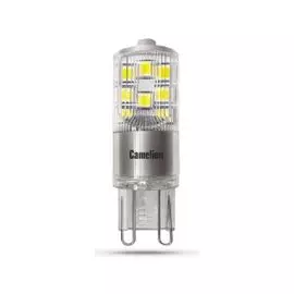 Лампа светодиодная Camelion LED5-G9-NF/830/G9 5Вт/40Вт, G9, 207-244В, 3000К, 410лм, капсула (13704)