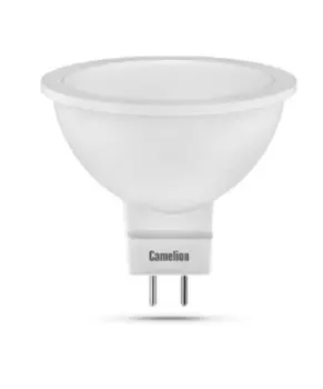 Лампа светодиодная Camelion™ LED5-S108/830/GU5.3 5Вт/45Вт, GU5.3, 170-265В, 3000К, 370лм, рефлектор (12041)