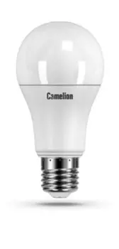 Лампа светодиодная Camelion LED7-A60/830/E27 7Вт/55Вт, E27, 170-265В, 3000К, 580лм, ЛОН (11253)