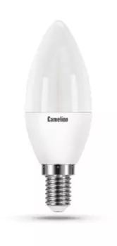 Лампа светодиодная Camelion LED7-C35/845/E14 7Вт/60Вт, E14, 170-265В, 4500К, 590лм, свеча (12074)