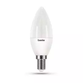Лампа светодиодная Camelion LED7-C35/865/E14 7Вт/60Вт, E14, 170-265В, 6500К, 595лм, свеча (12648)