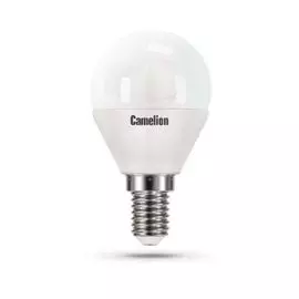 Лампа светодиодная Camelion LED7-G45/845/E14 7Вт/60Вт, E14, 170-265В, 4500К, 590лм, шар (12071)