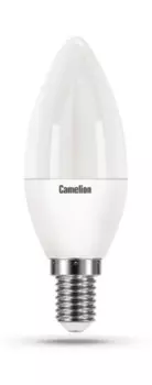 Лампа светодиодная Camelion™ LED8-C35/845/E14 8Вт/75Вт, E14, 170-265В, 4500К, 750лм, свеча (12386)