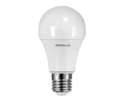 Лампа светодиодная Ergolux LED-A60-11W-E27-6K ЛОН 11Вт Е27 6500К 220-240В, ПРОМО (14724)