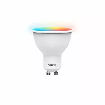 Лампа светодиодная Gauss 101106406 Smart MR16 6W GU10 RGBW+dim 1/10/100